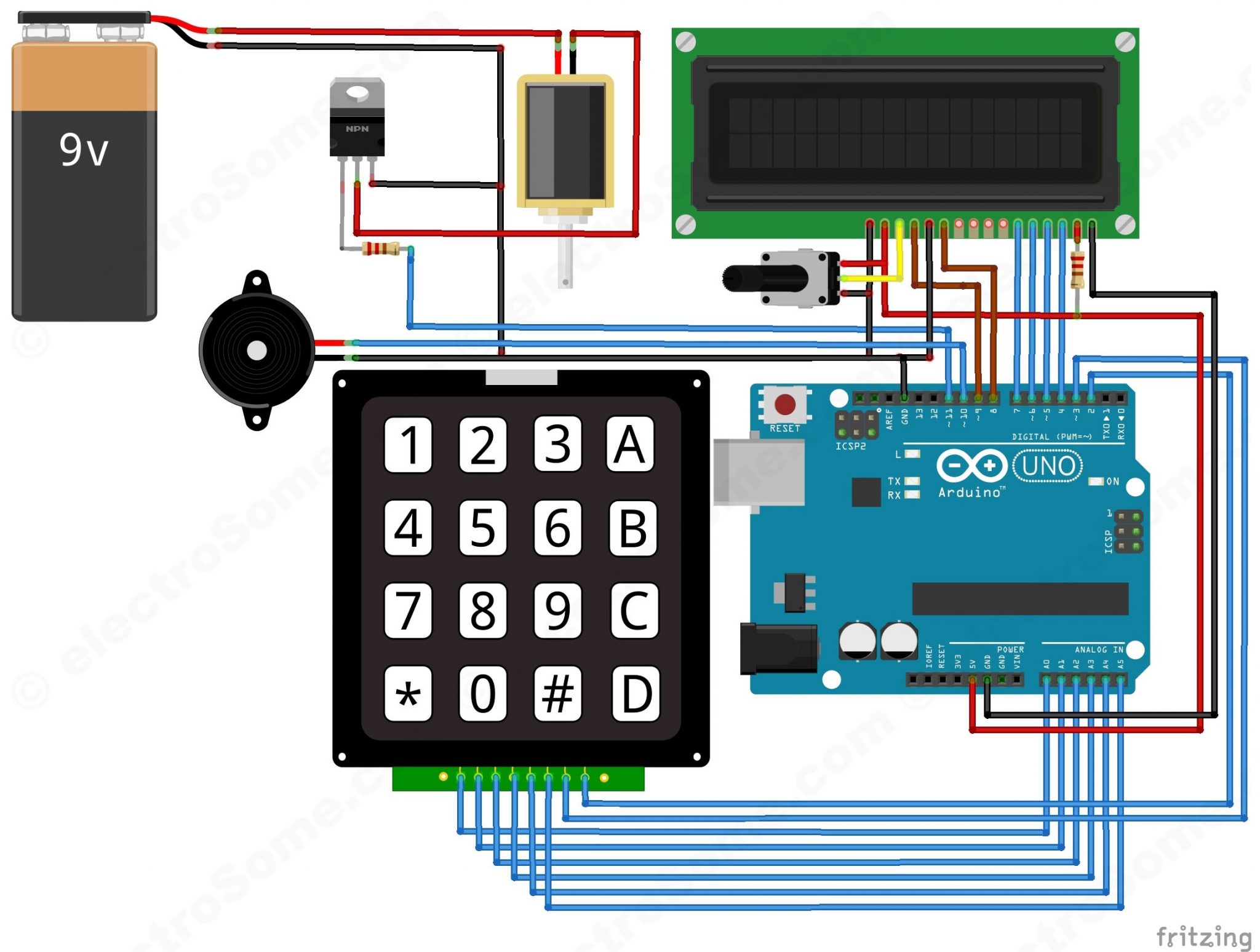  automatic locking system